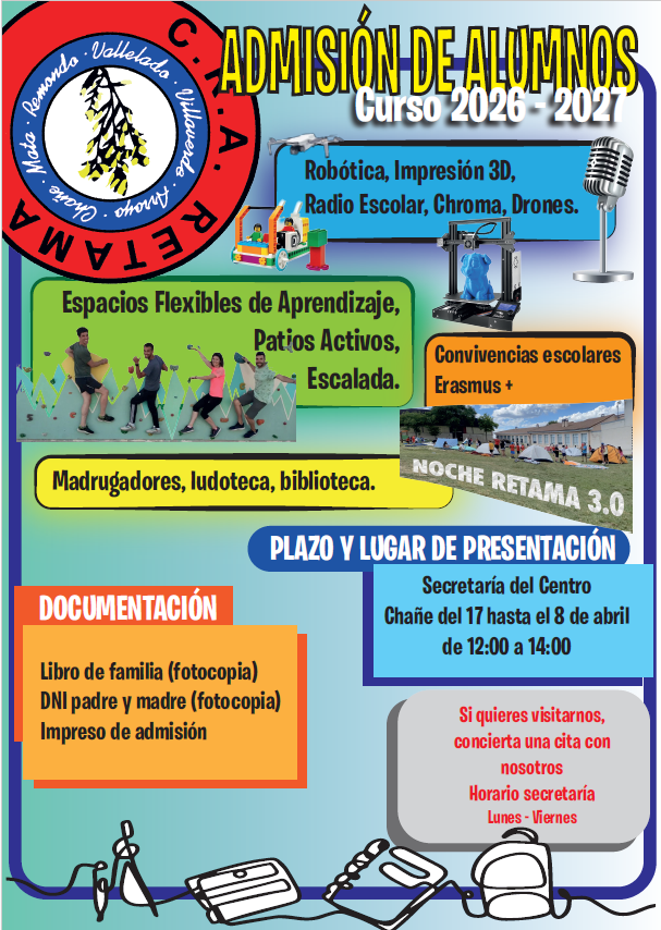 Cartel Admisión 2026-2027